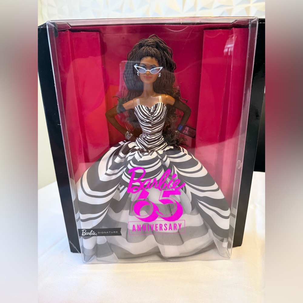Barbie Sapphire Anniversary Doll with Black and White Gown